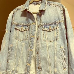 Free People studded denim Jacket